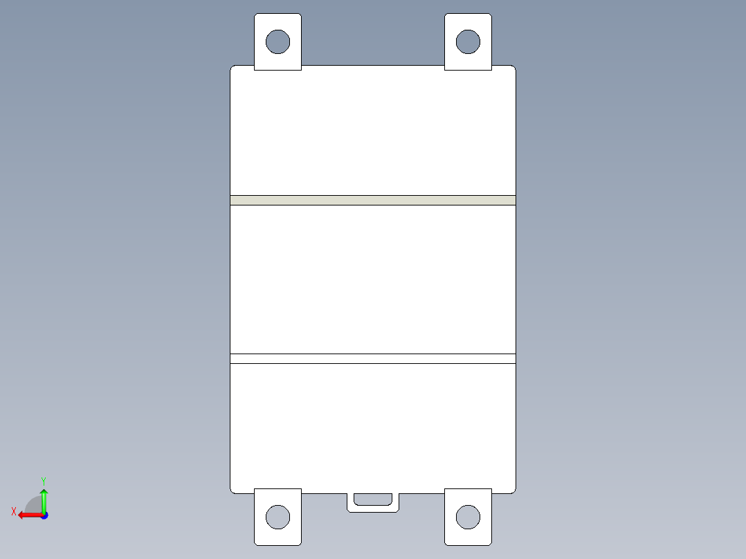 基恩士EX-201_202_205_210_kc图纸模型后视图