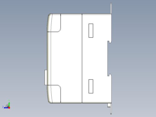 基恩士EX-201_202_205_210_kc图纸模型右视缩略图