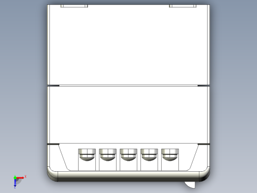 基恩士EX-201_202_205_210_kc图纸模型俯视缩略图