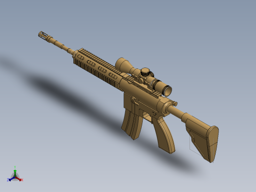 m416正等轴测缩略图