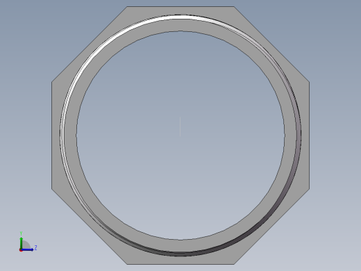 对丝-六角等径 DN50左视缩略图