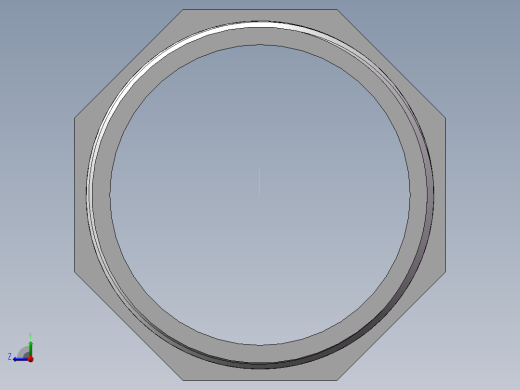 对丝-六角等径 DN50右视缩略图