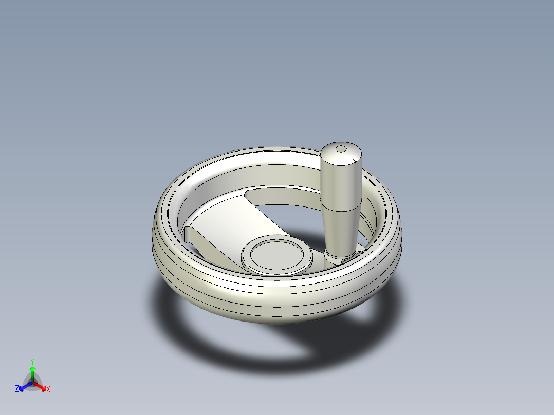 塑膠手輪VRTP,VRTP+I-3D多系列多零件图纸模型主视图