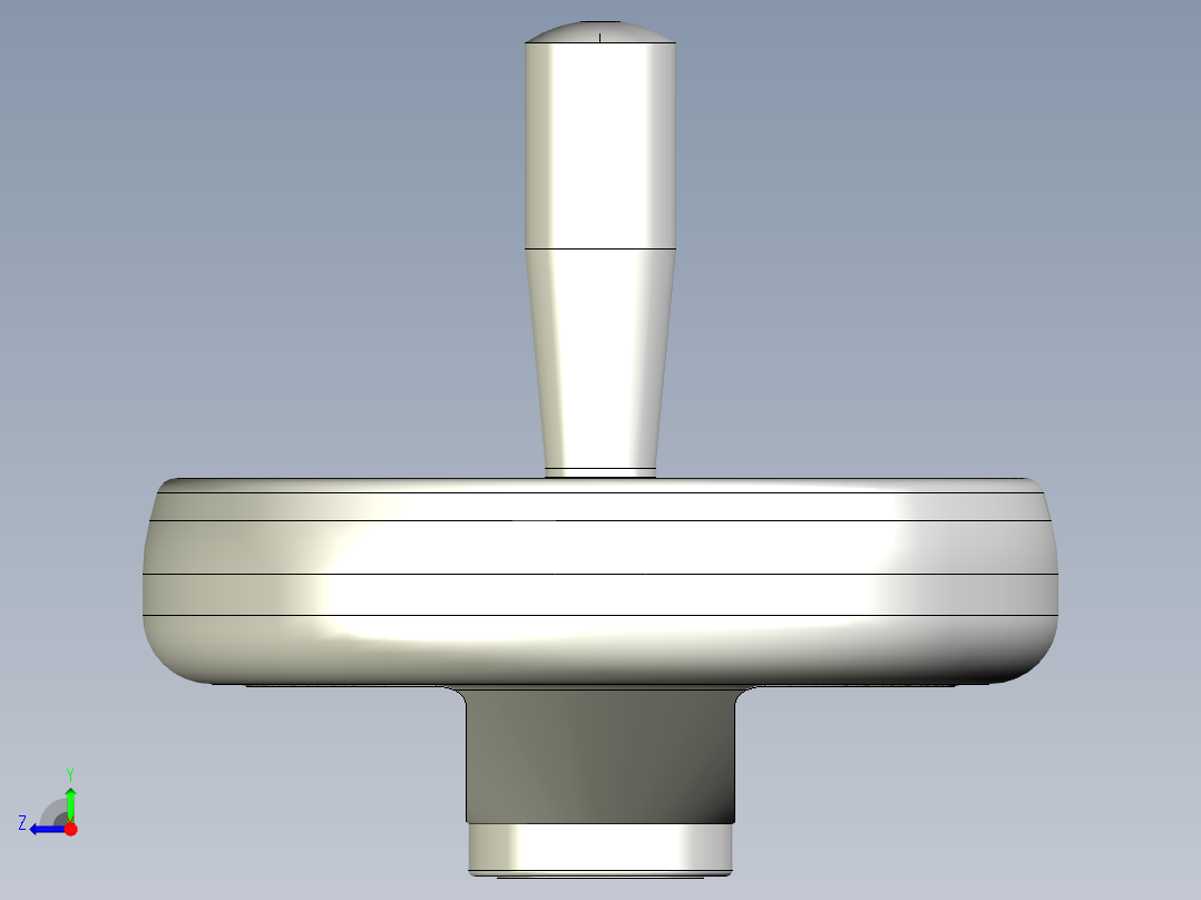 塑膠手輪VRTP,VRTP+I-3D多系列多零件图纸模型右视图