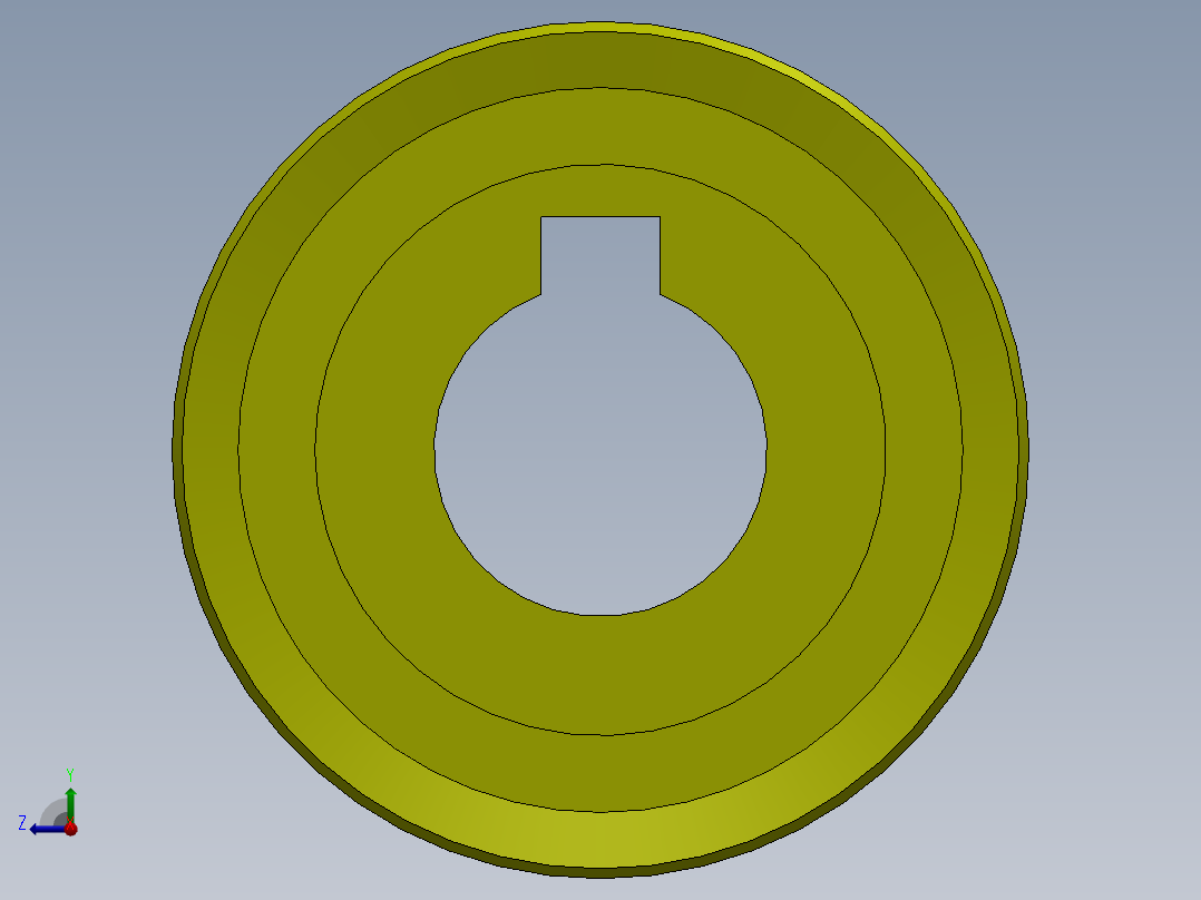 同步带轮HTPA20S5M100-A-N10右视图