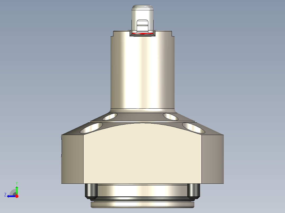 KOSMEKSFA2000-M1A-090-H60多系列多零件图纸模型多系列多零件图纸模型右视图
