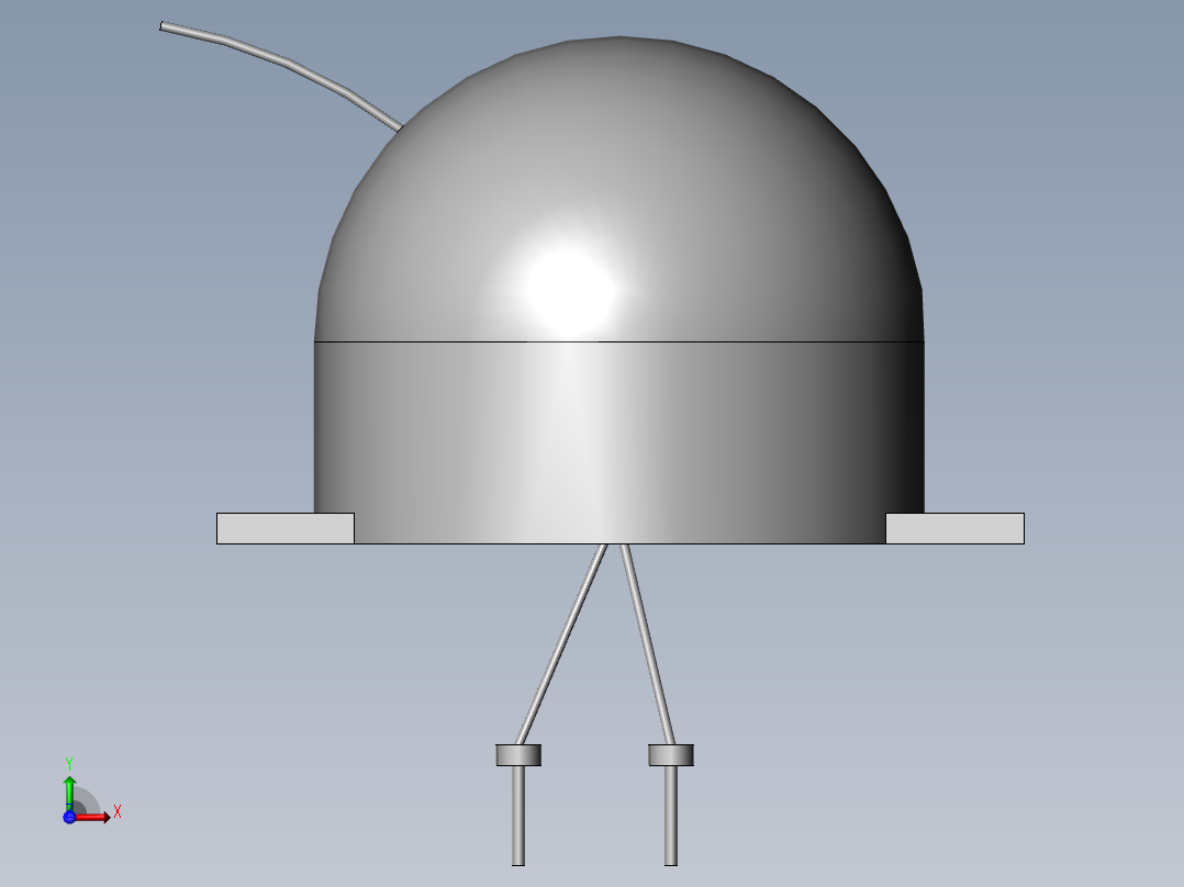 雷电流监测装置前视图