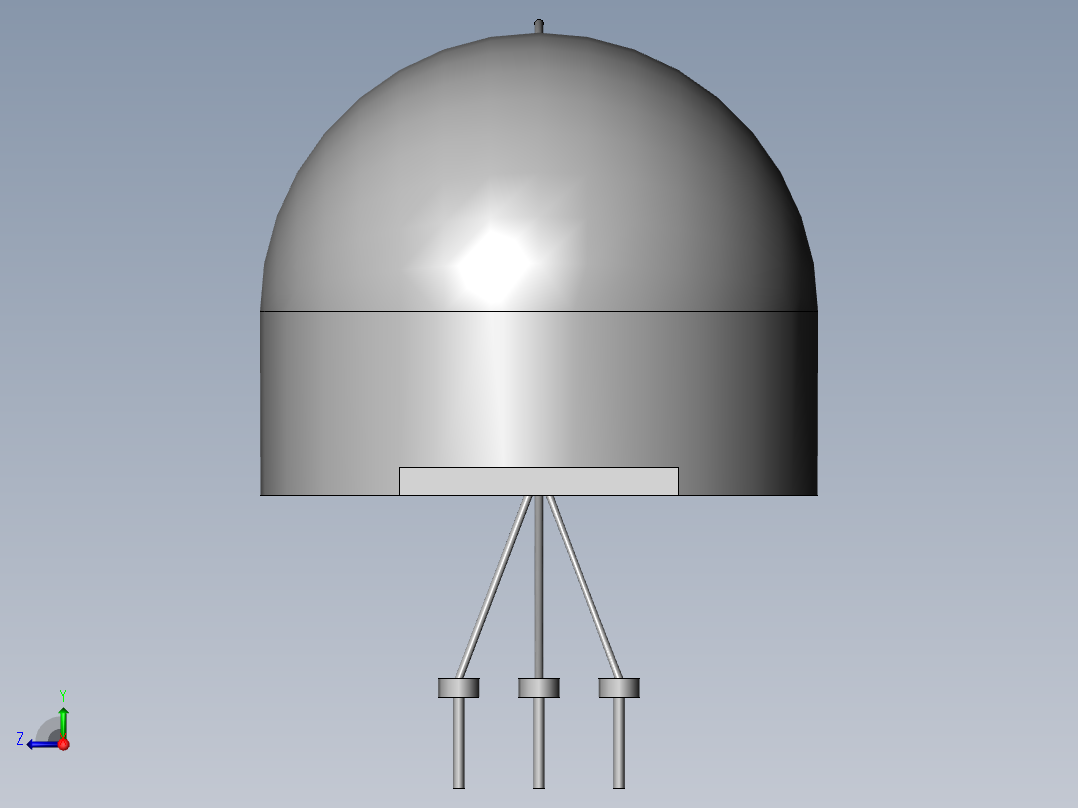 雷电流监测装置右视图