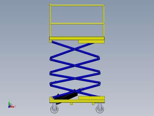 hydralic lift液压提升升降机前视缩略图