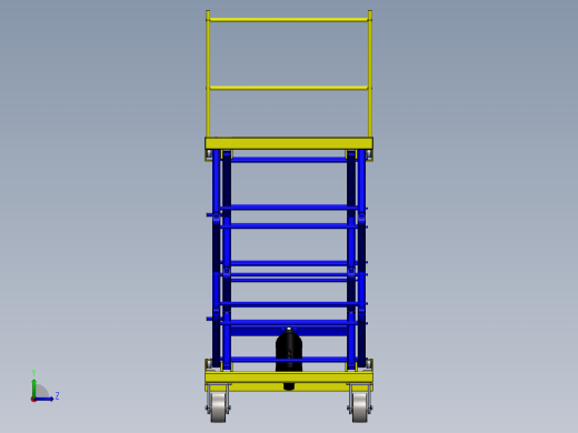 hydralic lift液压提升升降机左视缩略图
