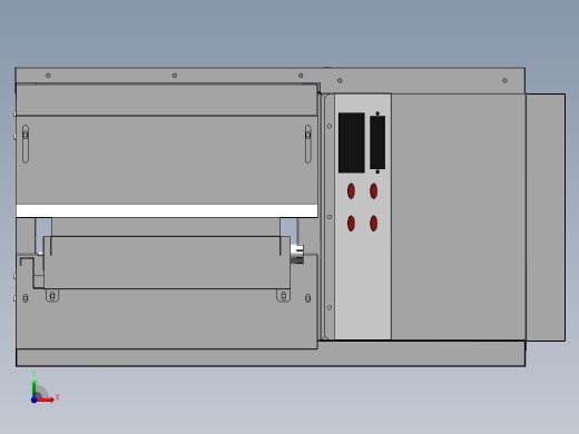 商用链式披萨炉sw16可编辑前视缩略图