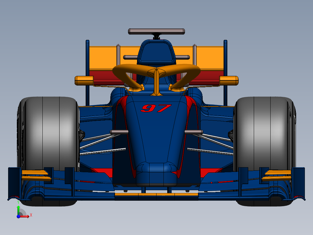 汽车尾翼(33)前视图