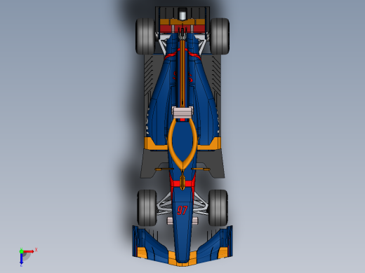 汽车尾翼(33)俯视缩略图