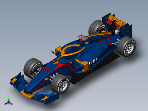 汽车尾翼(33)正等轴测缩略图