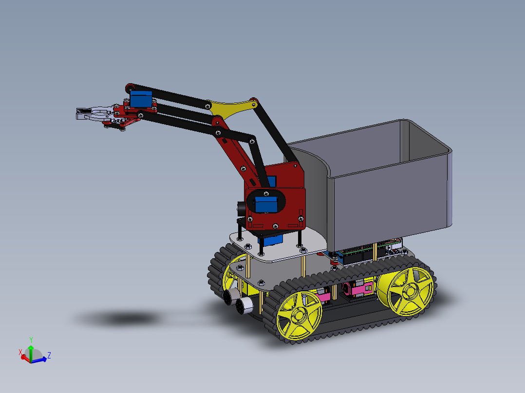 多功能运输履带小车