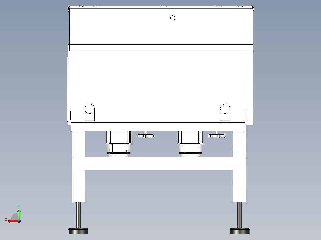 A3003720-水平包装流包装机后视图