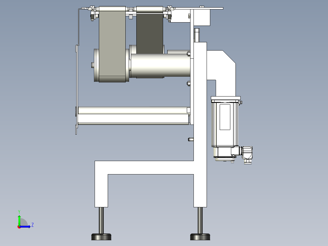 A3003720-水平包装流包装机左视图