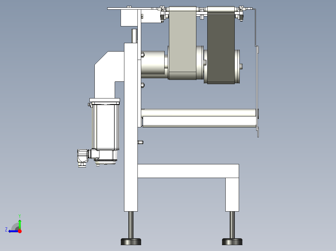 A3003720-水平包装流包装机右视图