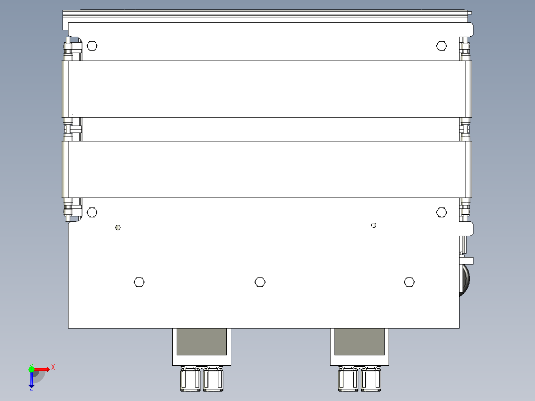 A3003720-水平包装流包装机俯视图