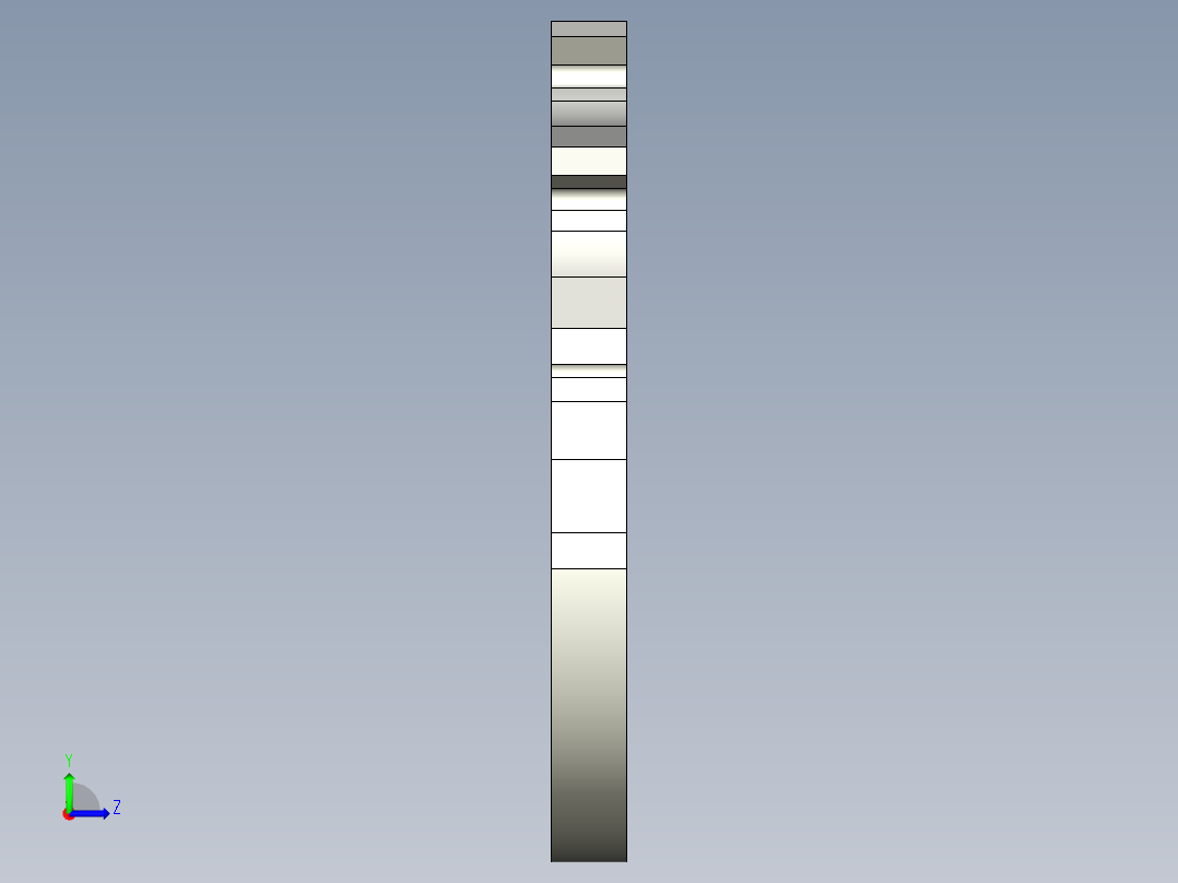 旋转刀片左视图