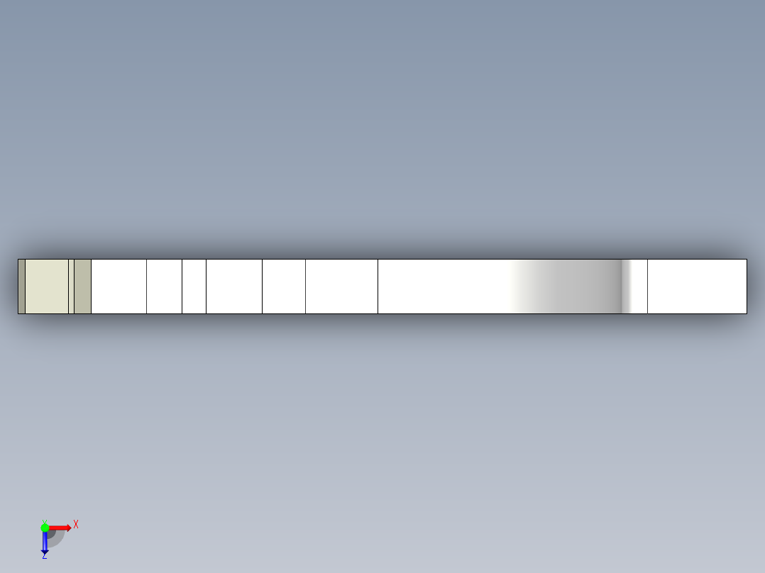 旋转刀片俯视图