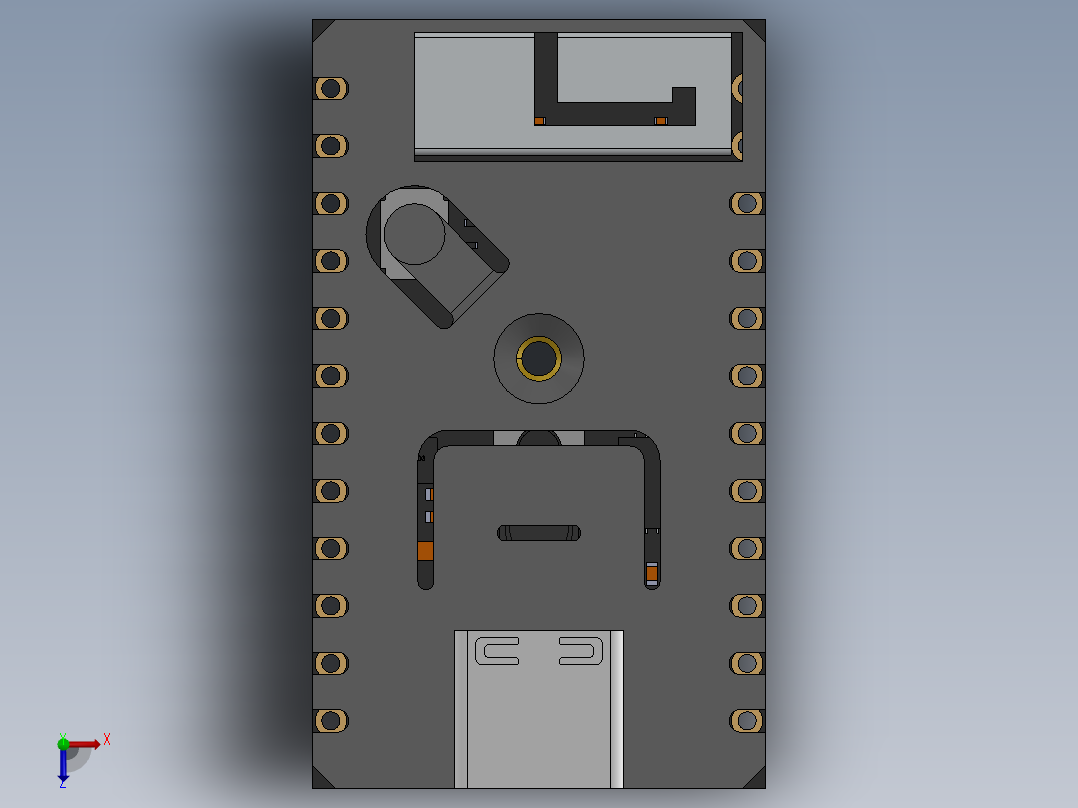 传感器(89)俯视图