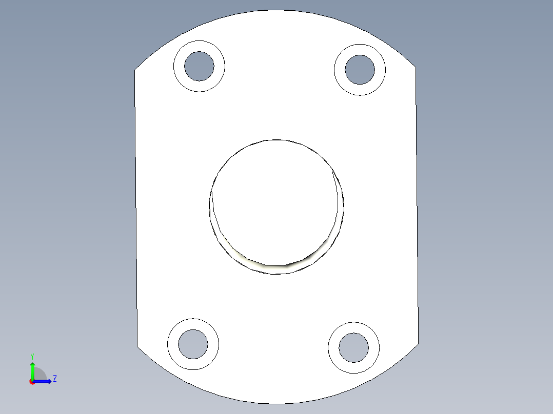 DFV滚珠丝杆左视图