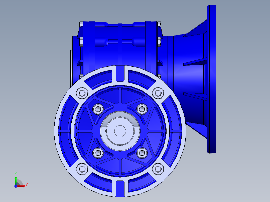 减速器STM RMI 63-FL28-M2SX 80B5前视图