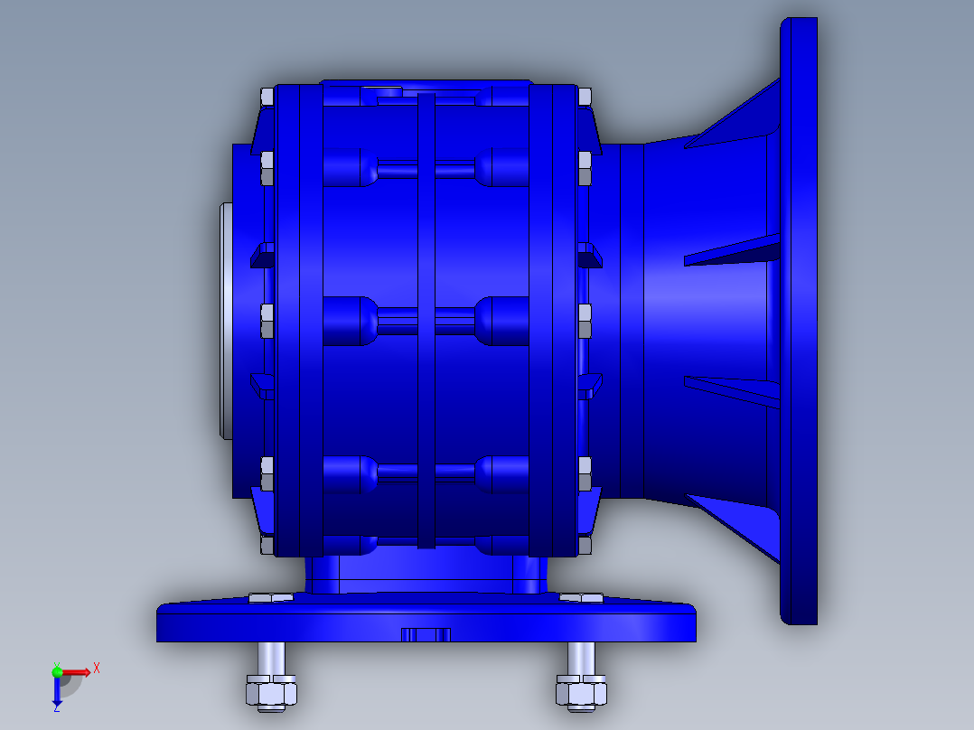 减速器STM RMI 63-FL28-M2SX 80B5俯视图