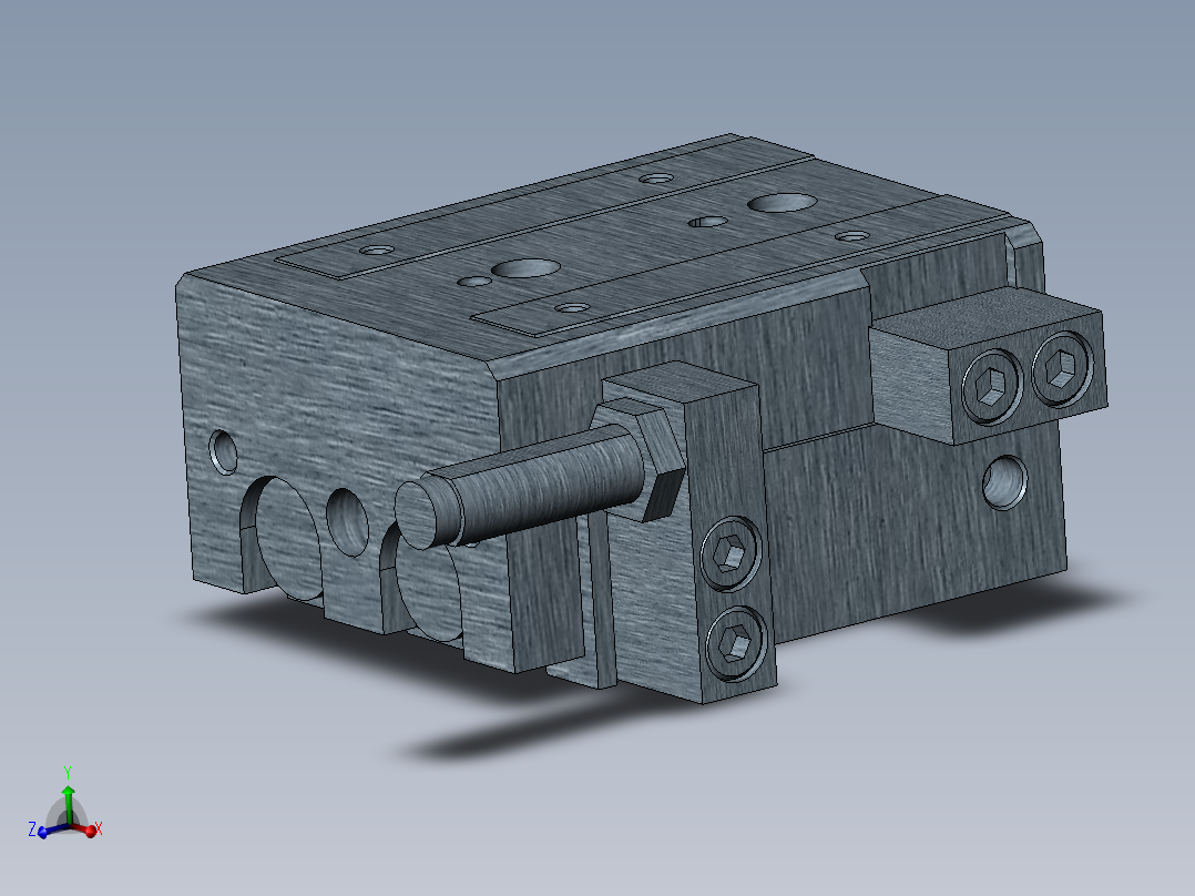气缸MXS25L-40BS-A93主视图