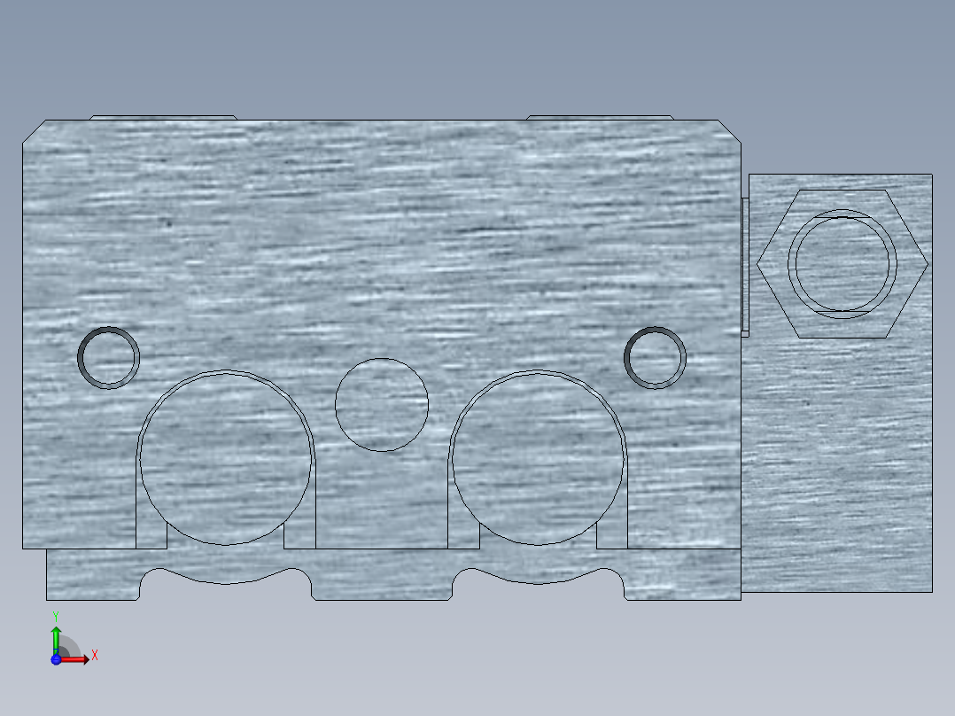 气缸MXS25L-40BS-A93前视图