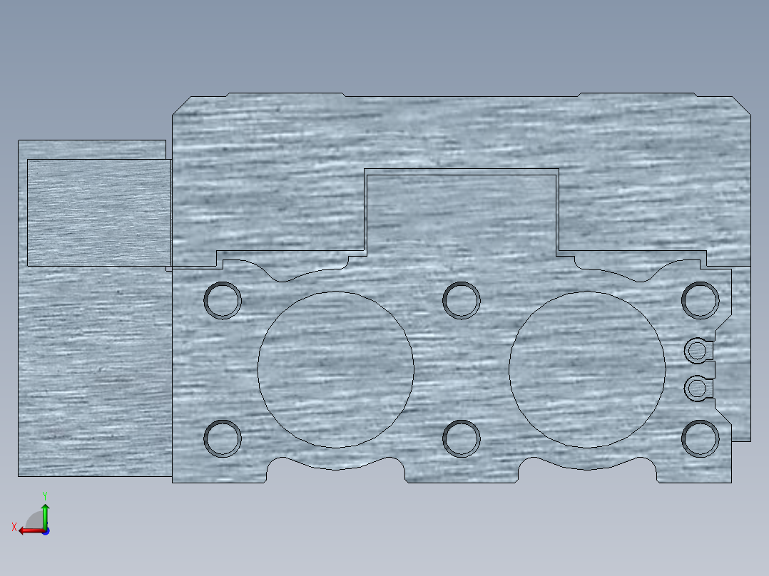 气缸MXS25L-40BS-A93后视图