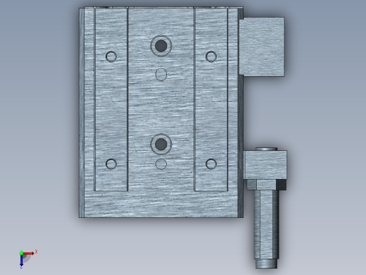 气缸MXS25L-40BS-A93俯视缩略图