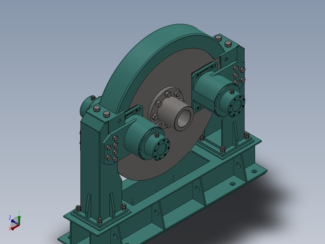 键连接液压盘式制动系统