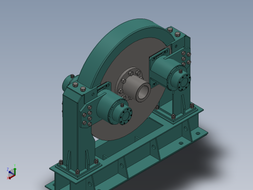 键连接液压盘式制动系统