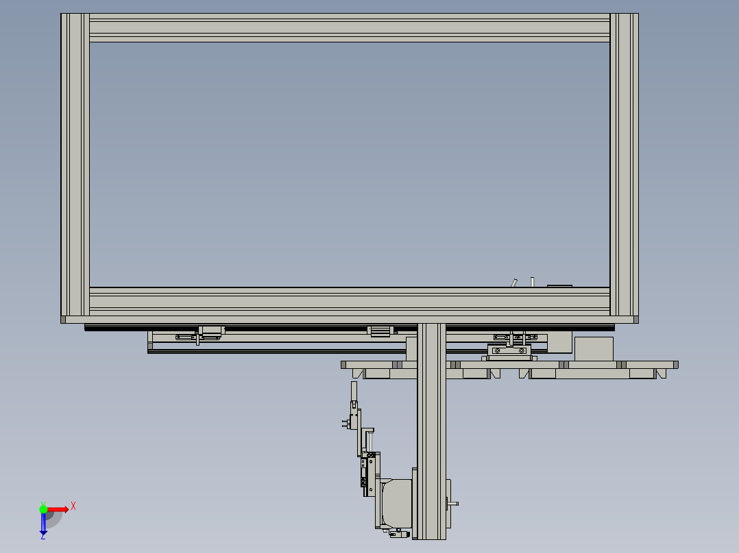 摆盘机构俯视图