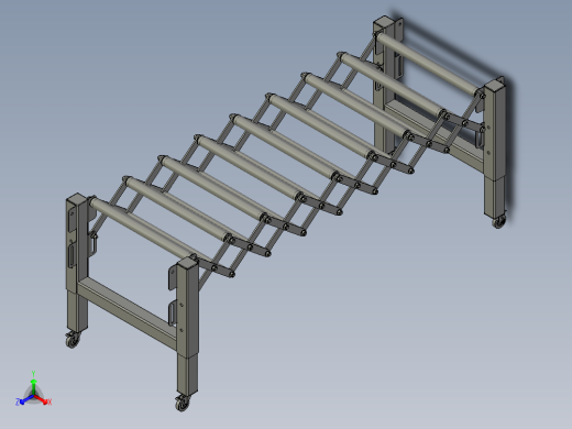 伸缩转弯流水线输送带