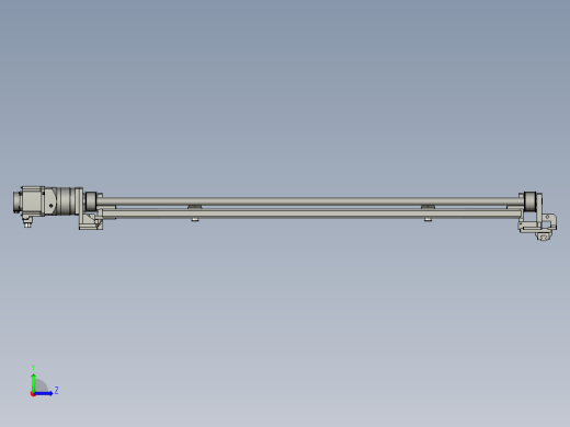 上下移载桁架左视缩略图