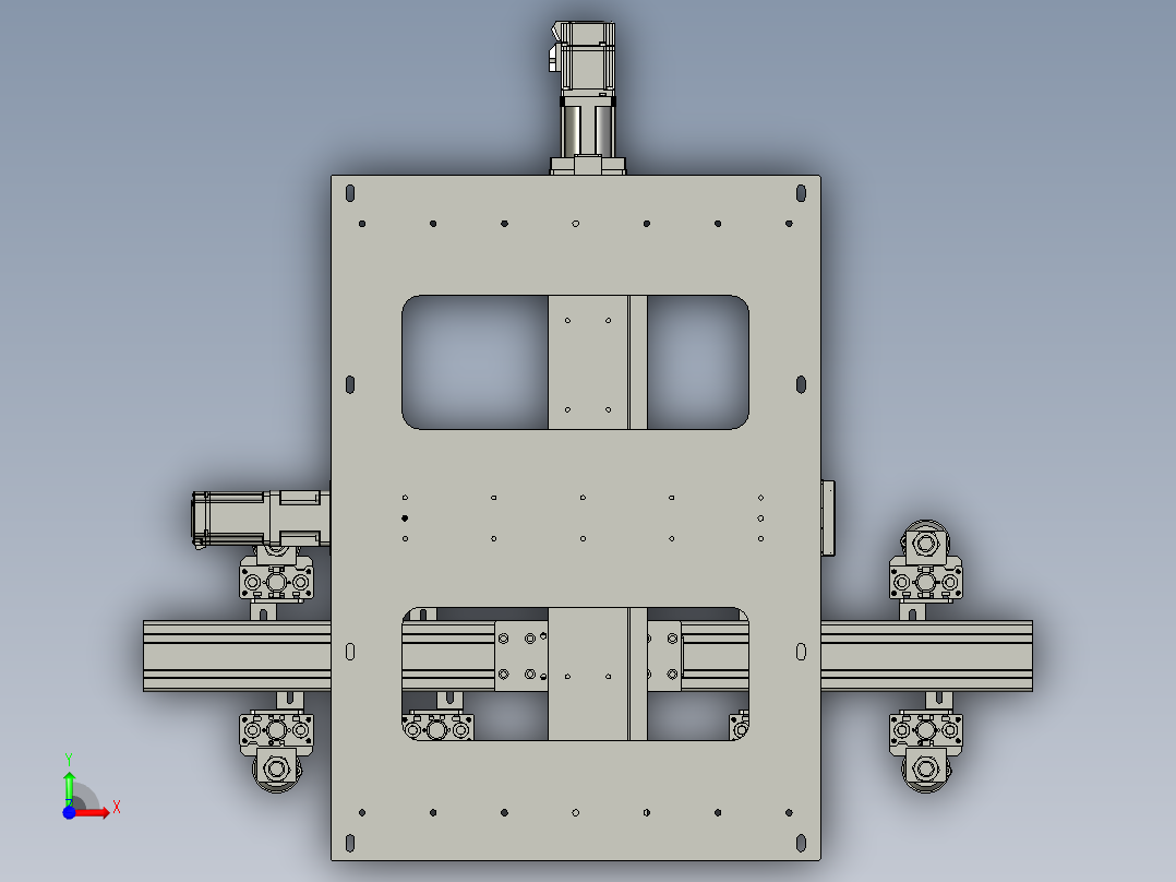 447-08双轴出料机构前视图