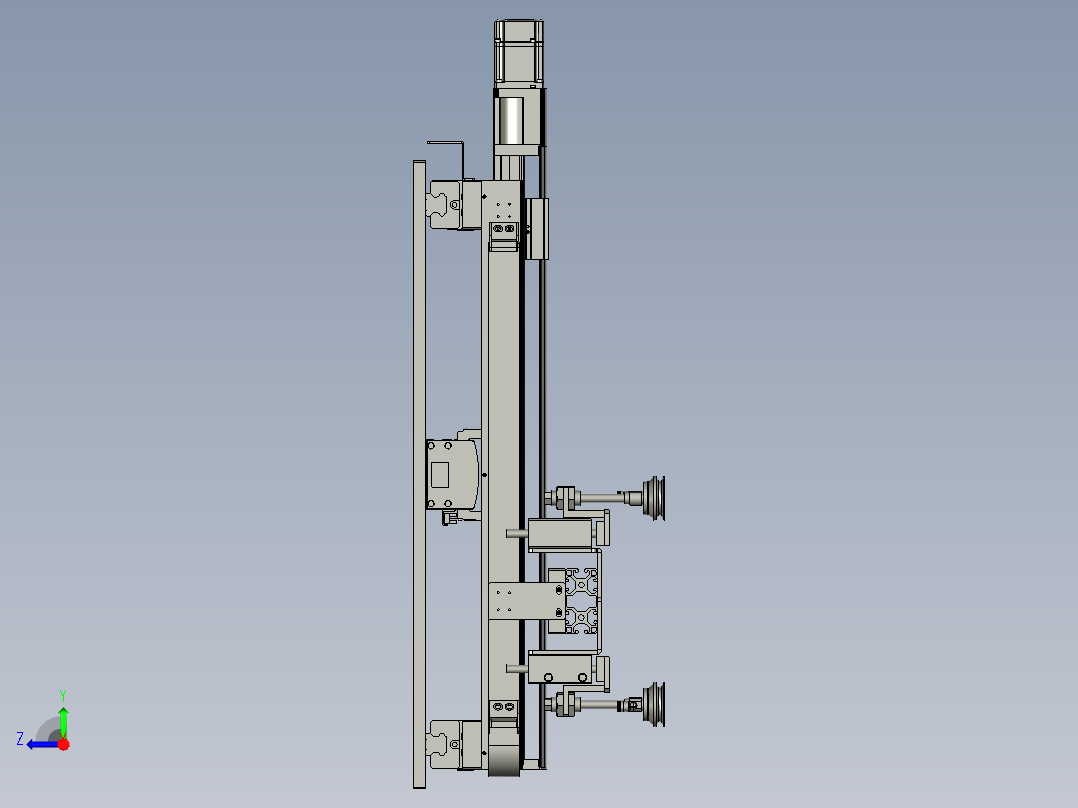 447-08双轴出料机构右视图