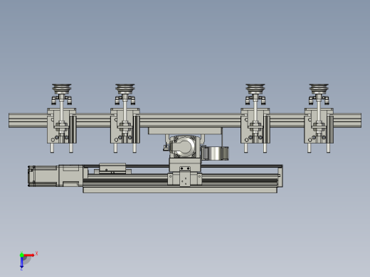 447-08双轴出料机构俯视缩略图