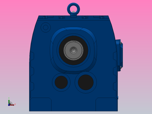 R137底脚轴伸式安装斜齿轮减速机R137-Y11-4P-160M-M1-0°前视缩略图