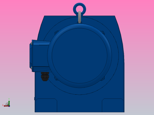 R137底脚轴伸式安装斜齿轮减速机R137-Y11-4P-160M-M1-0°后视缩略图