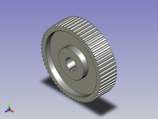 同步轮-2Z60-M5正等轴测缩略图