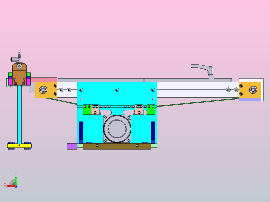 A4小皮线详细结构后视图
