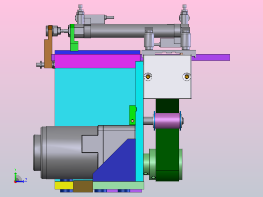 A4小皮线详细结构左视缩略图