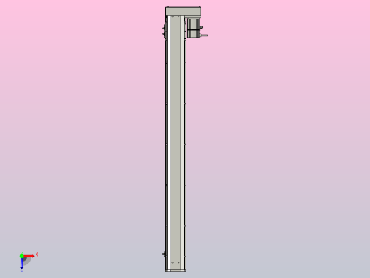 SYS12-BR-1050-200W滚珠花健、支撑座、滚珠丝杠、交叉导轨、直线模组.STEP俯视缩略图