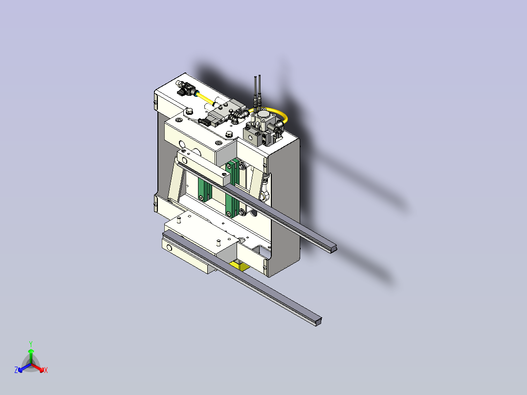 方向仪器经典传动设备主视图