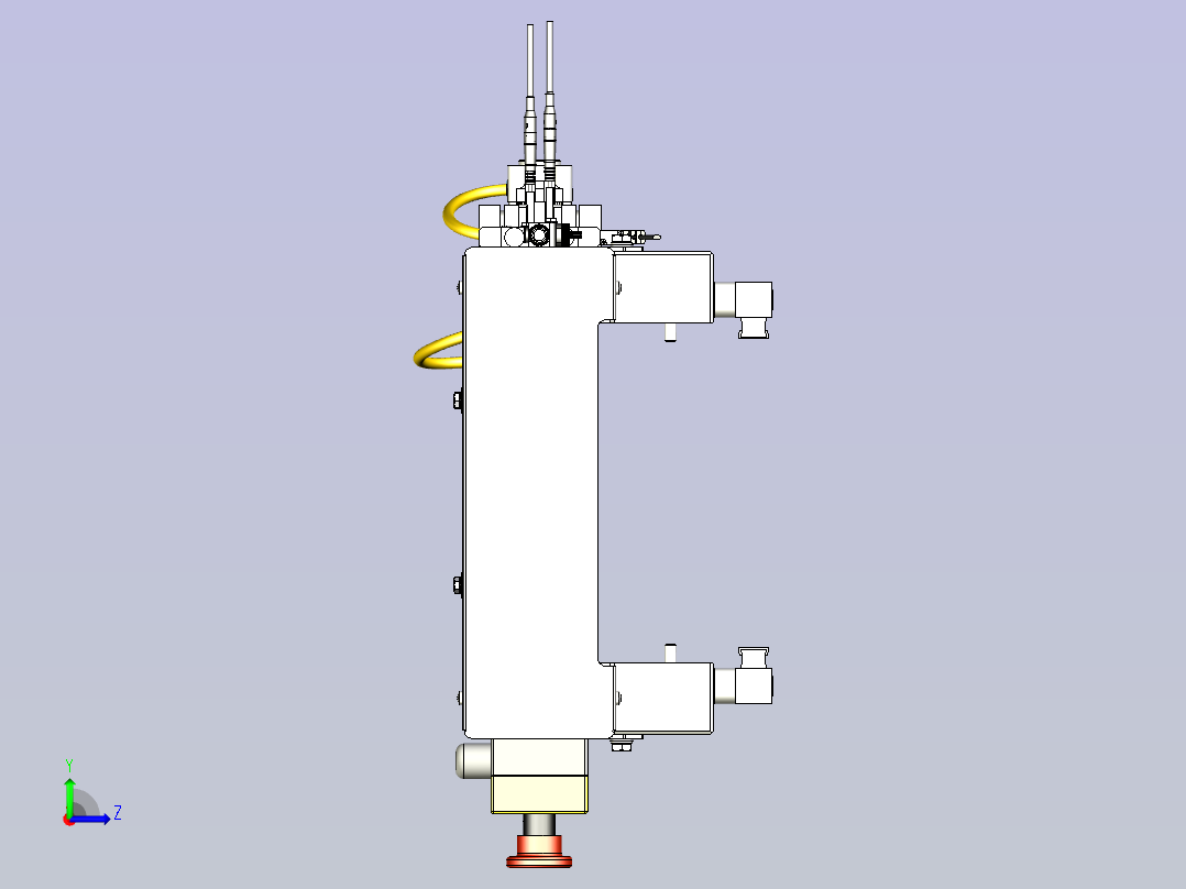 方向仪器经典传动设备左视图