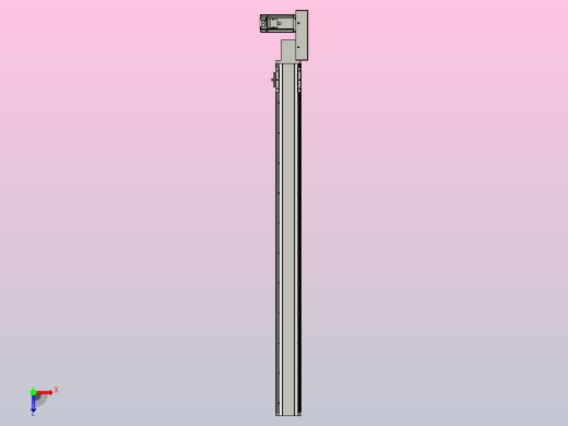 皮带直线轴半封闭可选导轨TPA-HNB-85D-90-L1000-ML-Y-P20-N3俯视缩略图